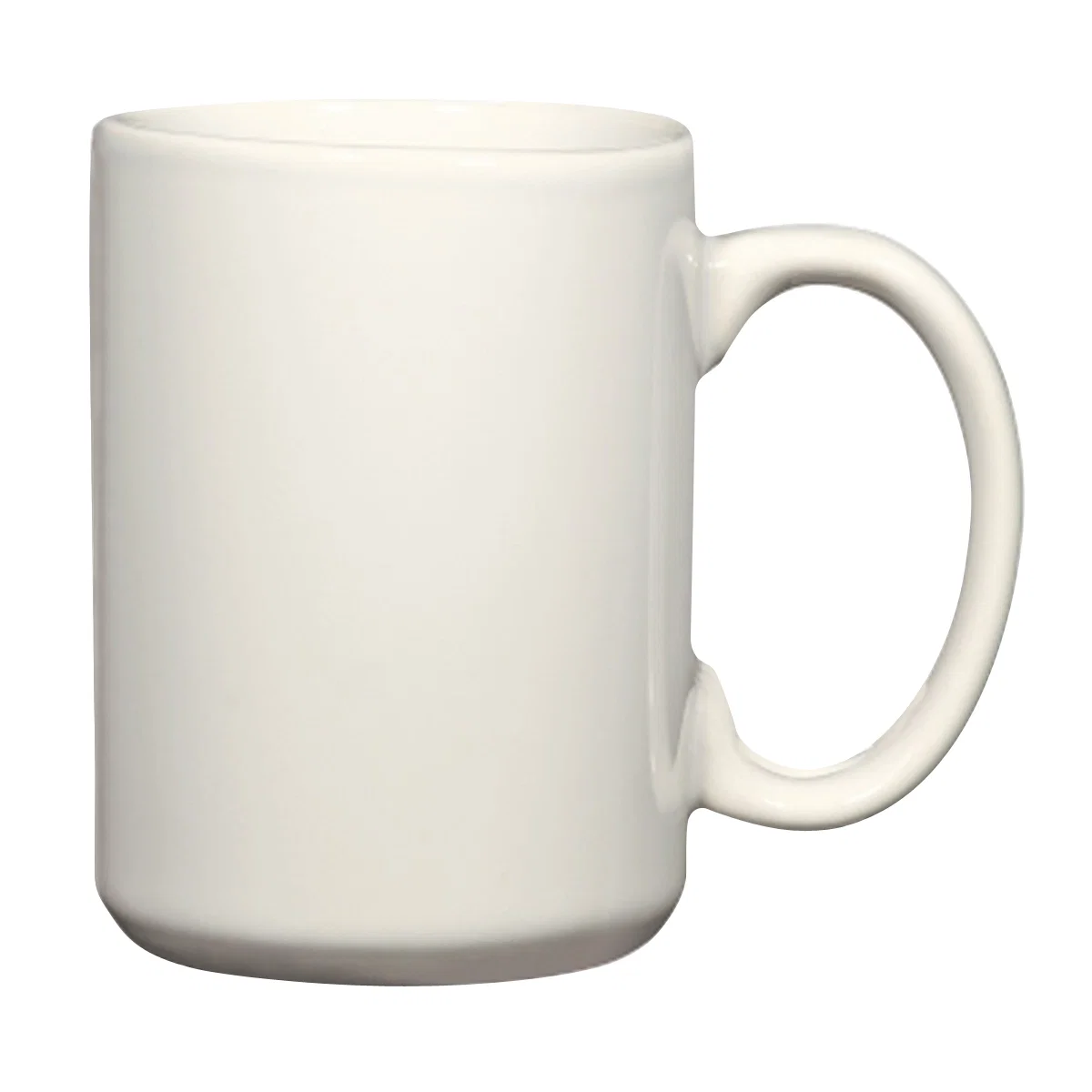 White option viewed straight on with a wide handle