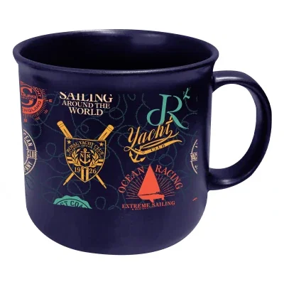 Handle viewed from the side of the fifteen-ounce cup