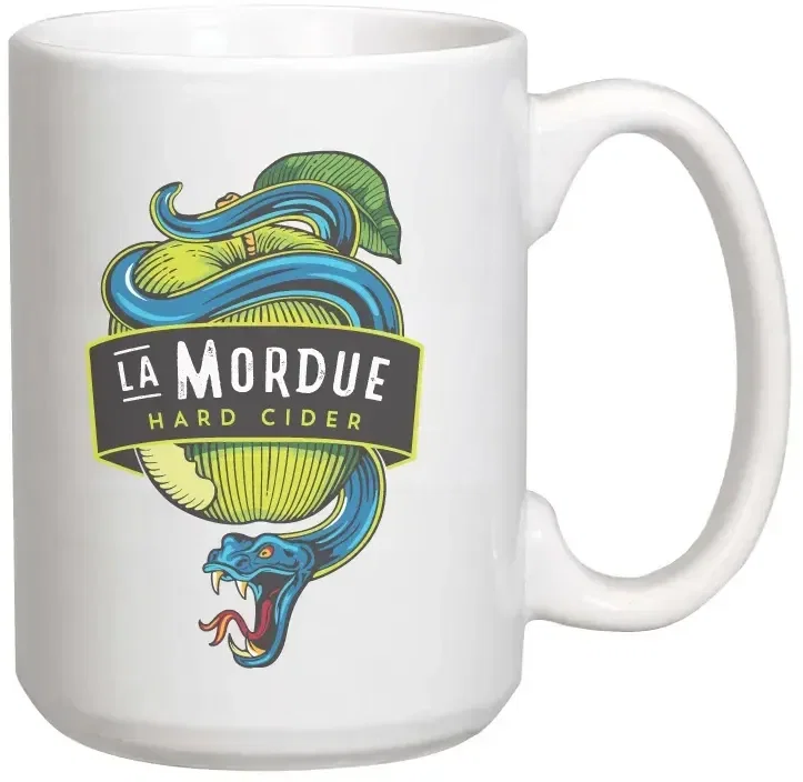 Full Color Sublimated Giant Ceramic Mug - 15 oz.
