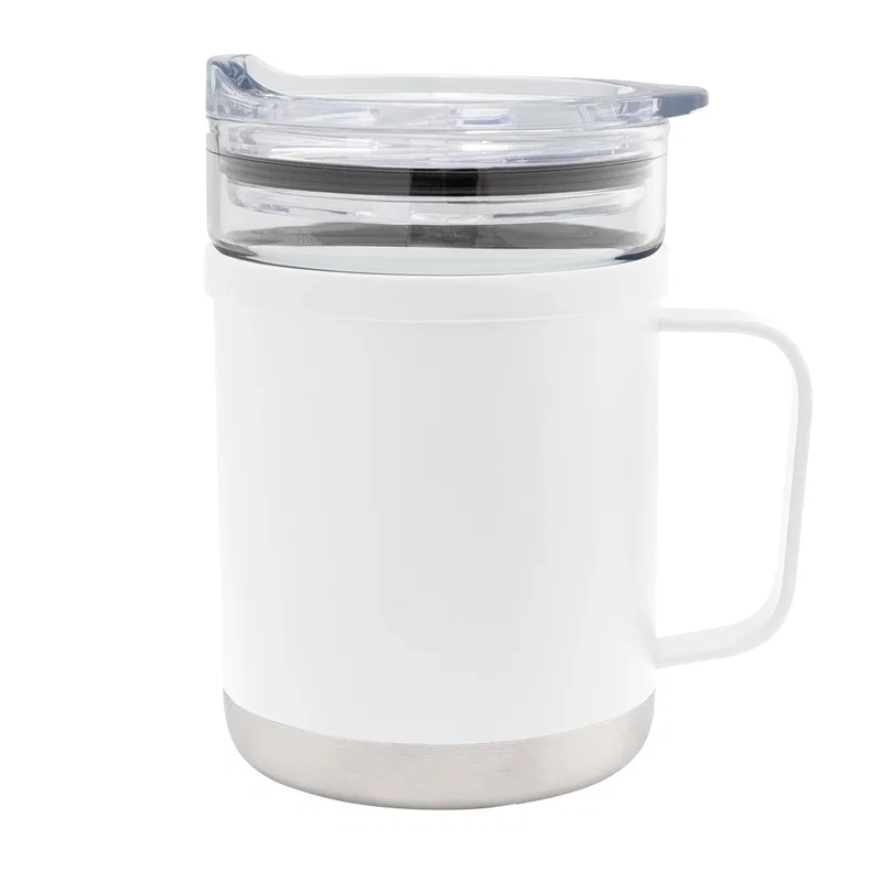 15 Oz. Glass And Stainless Steel Mug — view 5