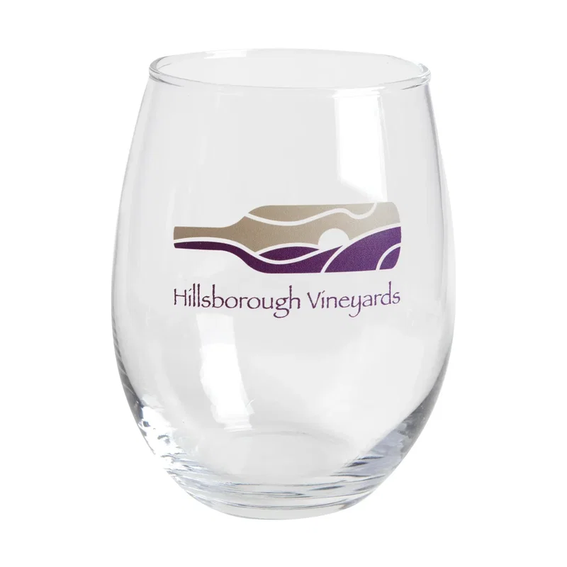 Custom Stemless Wine Glasses - 15 oz. (2 Color Imprint) — view 2
