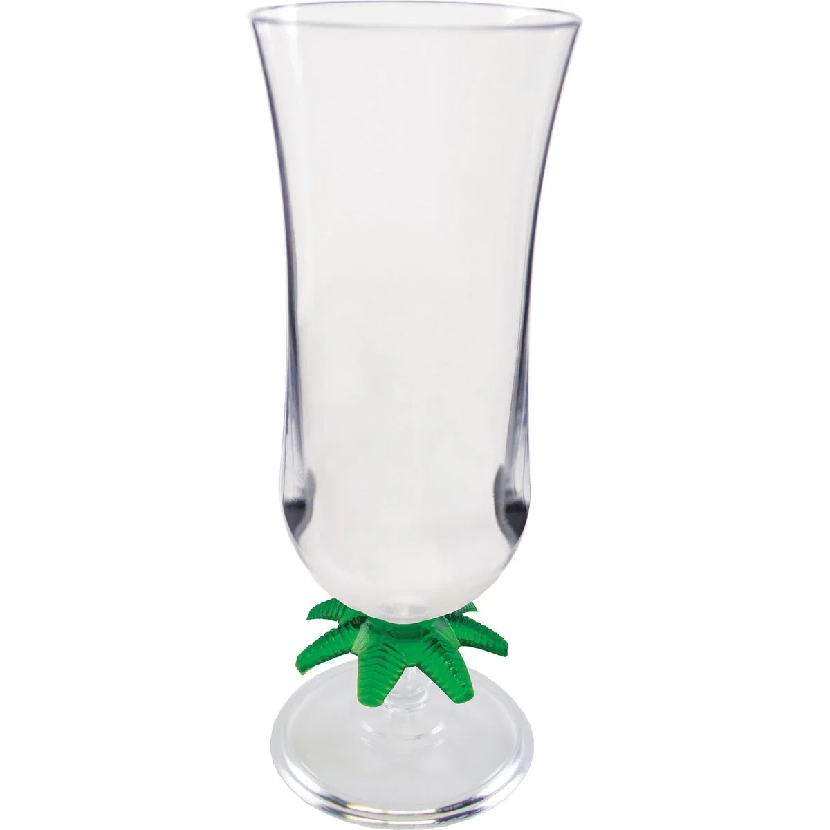 15 oz. Palm Tree Plastic Hurricane Glass — view 2