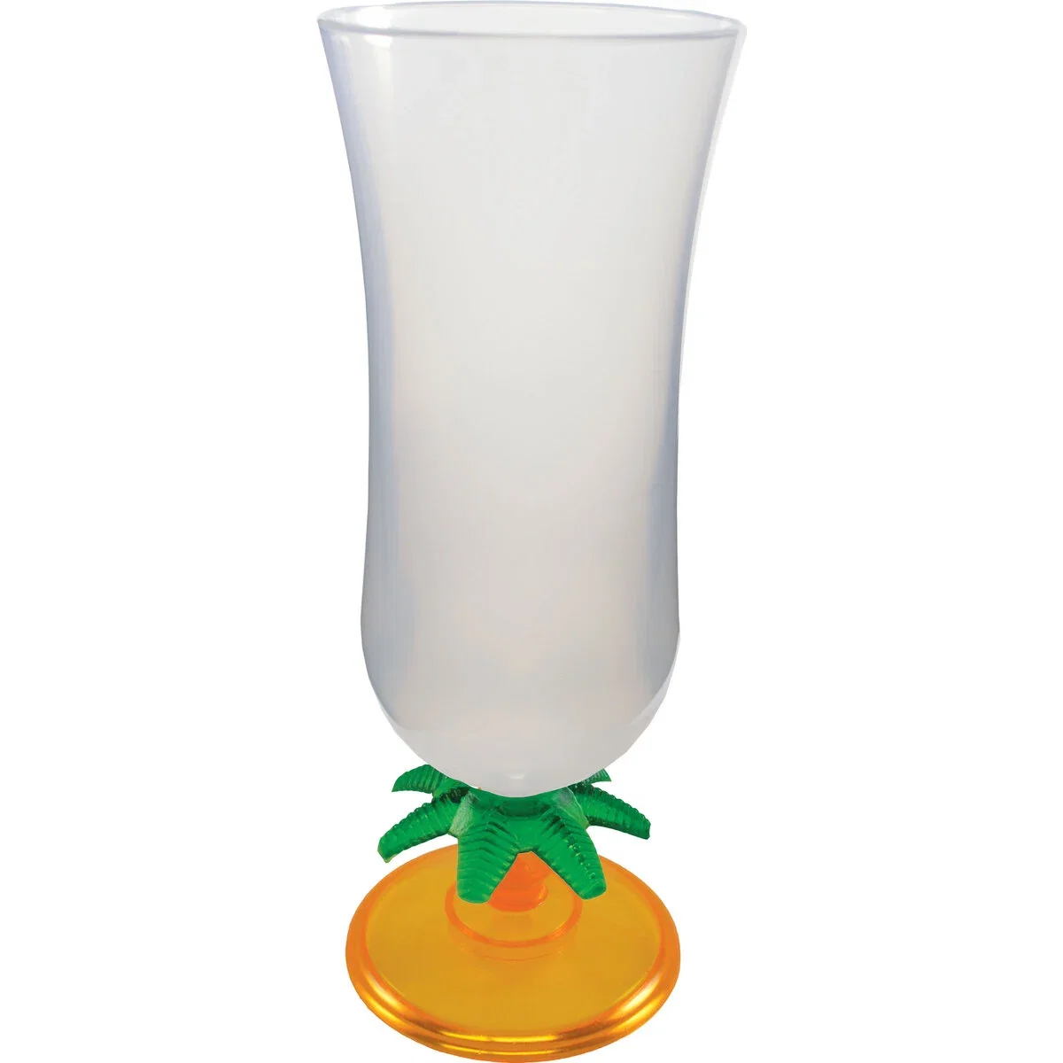 15 oz. Palm Tree Plastic Hurricane Glass — view 3