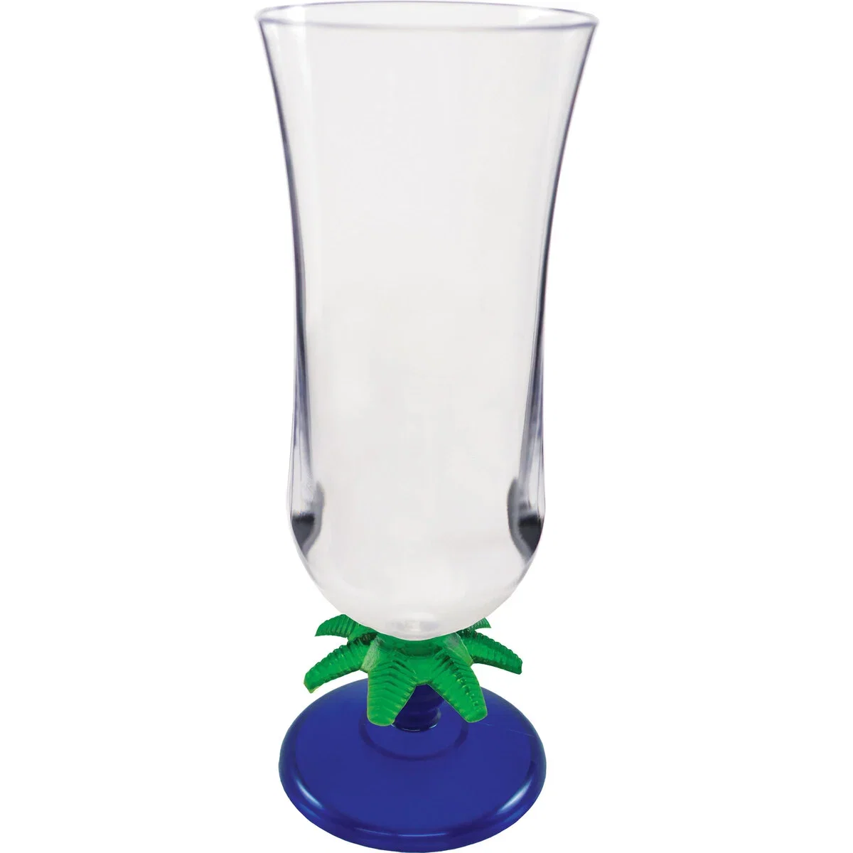 15 oz. Palm Tree Plastic Hurricane Glass — view 4