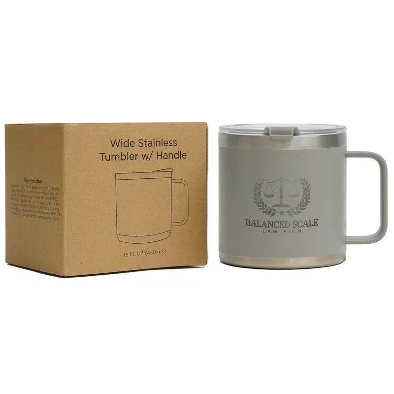 15 oz Ranch Tumbler with Handle — view 5