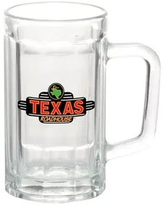 15 oz. Sports Fan Glass Beer Mugs