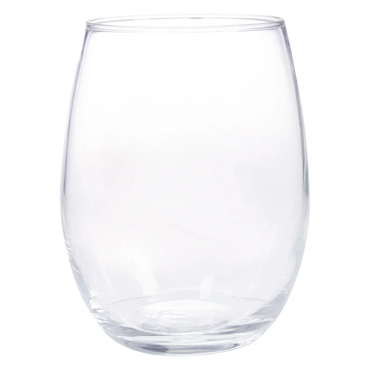 Larger fifteen ounce bowl holding a pour of wine