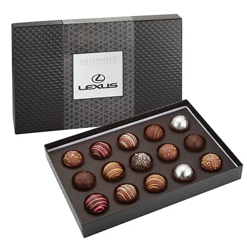 15-Piece Belgian Chocolate Truffle Gift Box — view 2