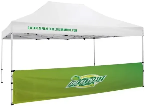 15' Premium Tent Half Wall Kit (Dye Sublimated, Single-Sided) — view 1