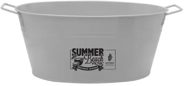 Customized 15 Qt Galvanized Metal Tub — view 2