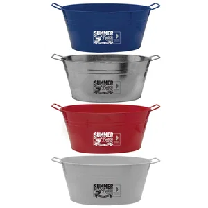 Customized 15 Qt Galvanized Metal Tub
