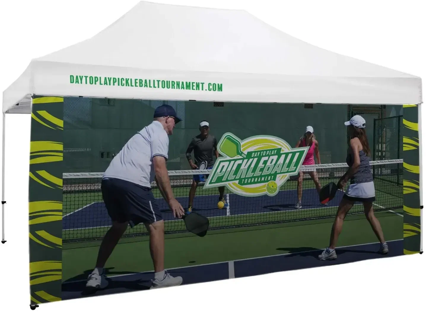 15' Tent Full Wall (Dye Sublimated, Single-Sided) — view 2