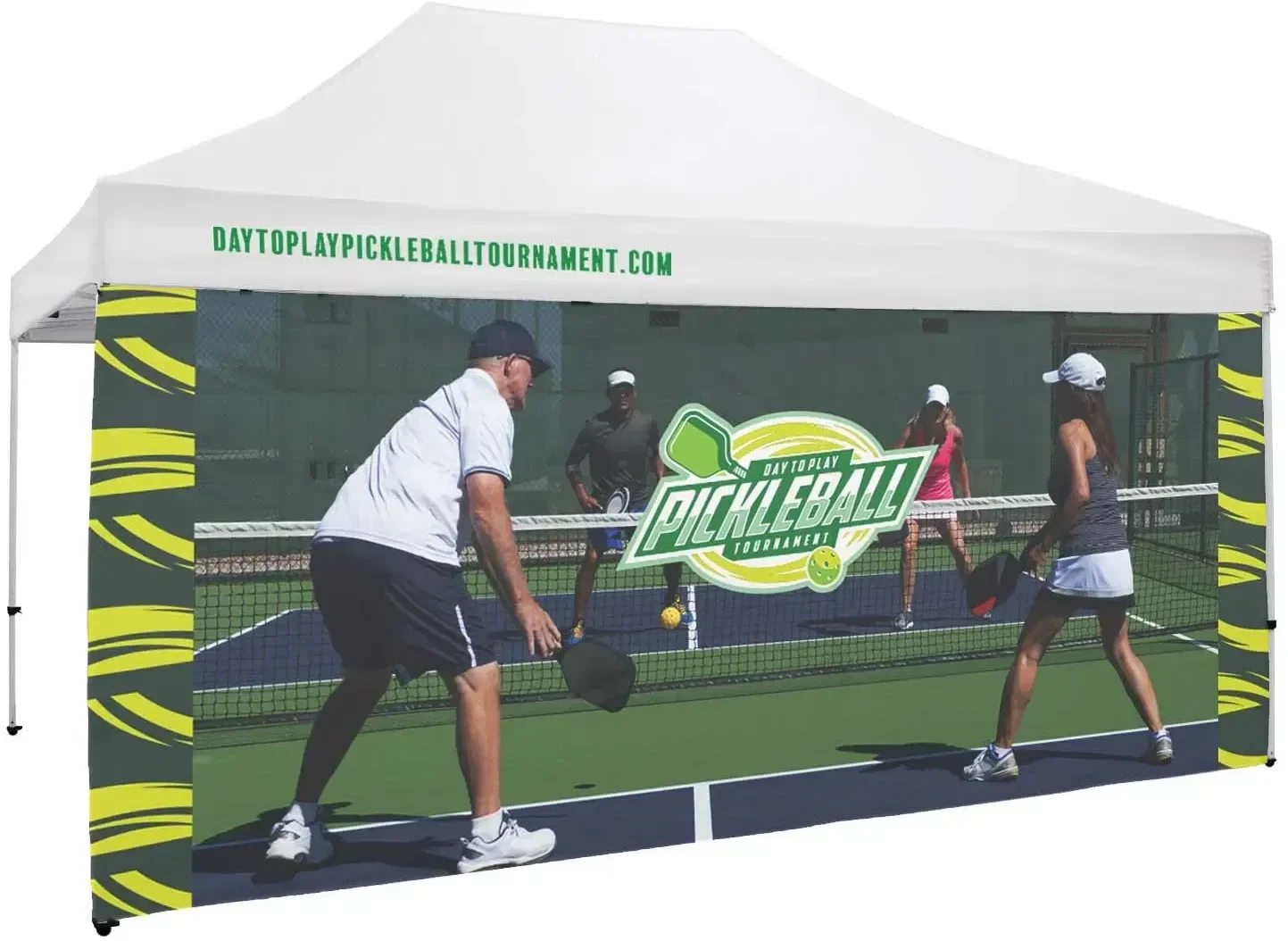 15' Tent Full Wall (UV-Printed Mesh) — view 2