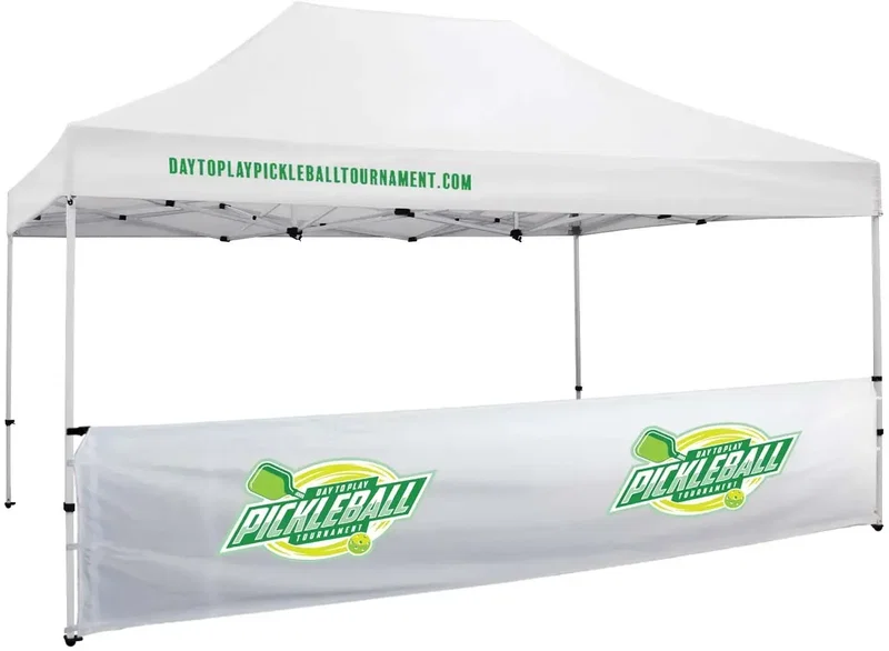 15' Tent Half Wall (Full-Color Imprint) — view 2