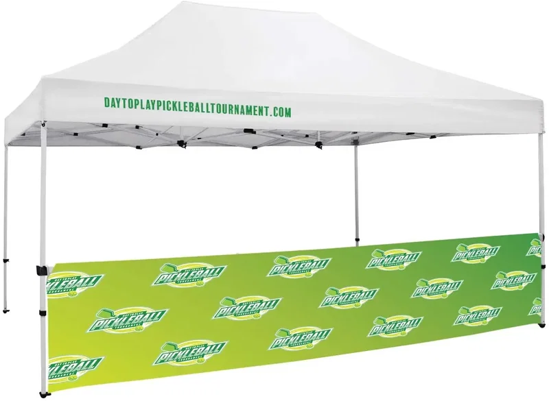 15' Tent Half Wall (UV-Printed Mesh) — view 2