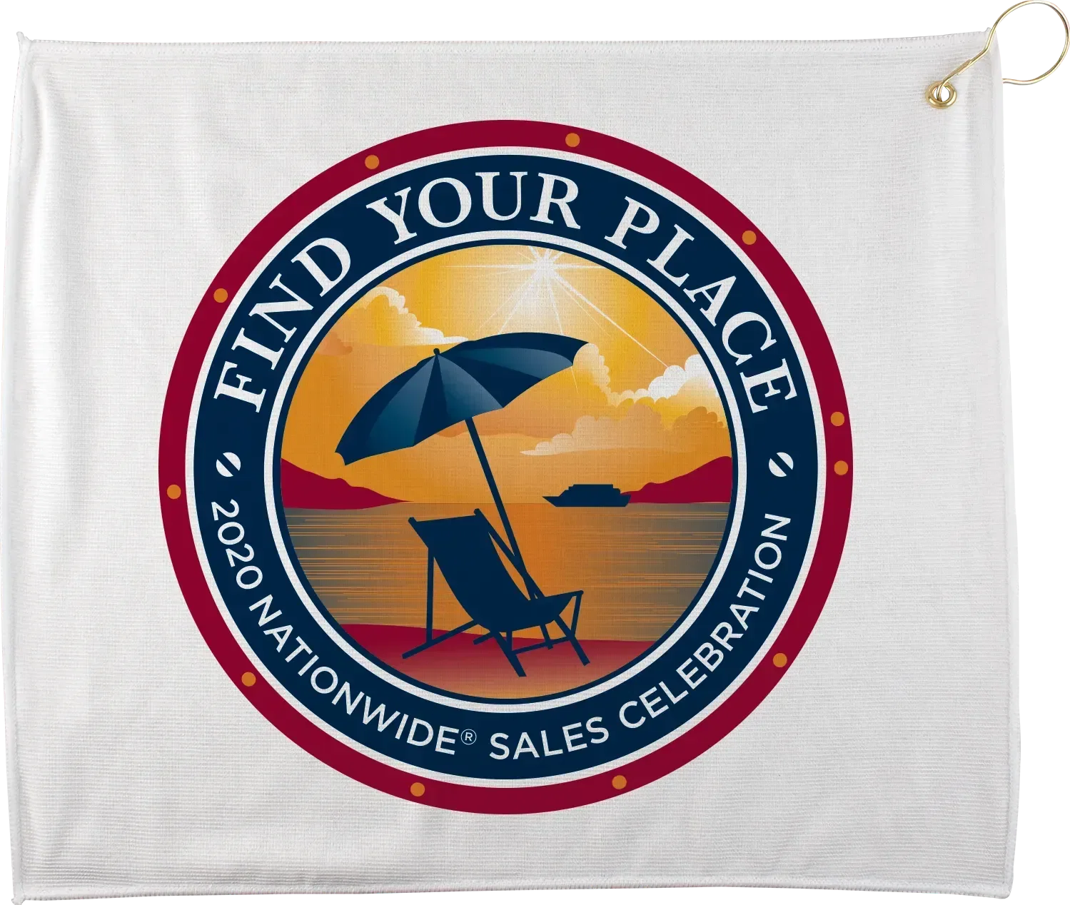 Custom Logo Golf Towel — view 2