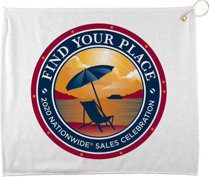 Custom Logo Golf Towel — view 2