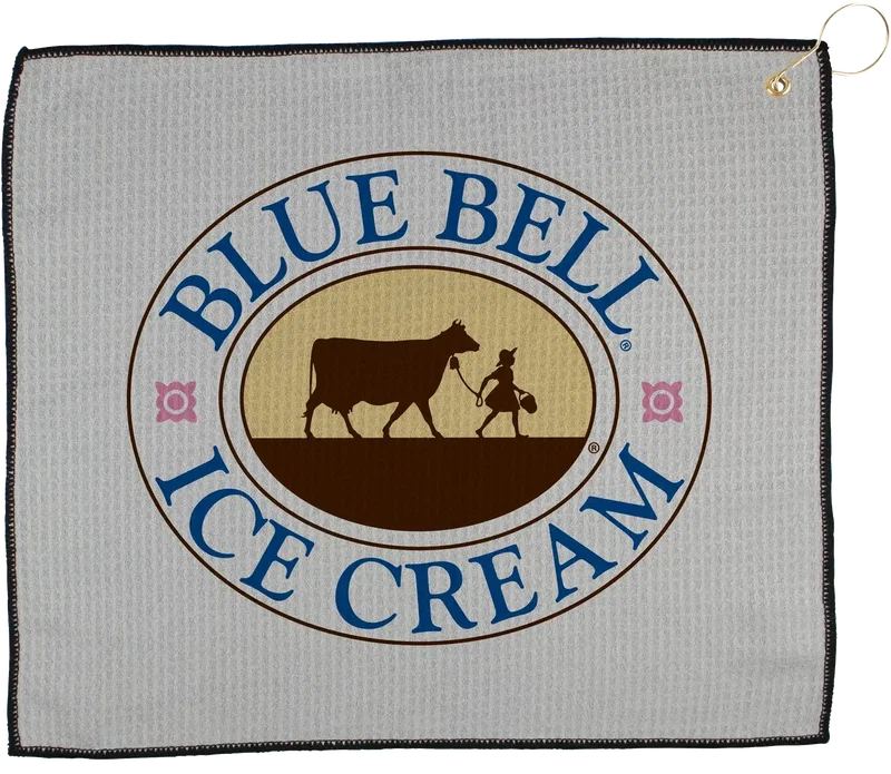 Custom Golf Towel - 15" X 18" Waffle with Grommet and Hook — view 2