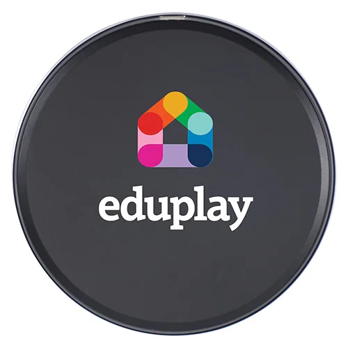 Promotional logo 15W wireless charger side view of the aluminum base