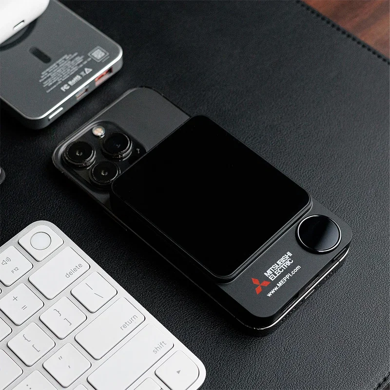 Powering a phone while attached to its back