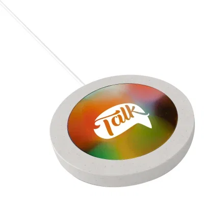 Device set down on the four inch charging circle