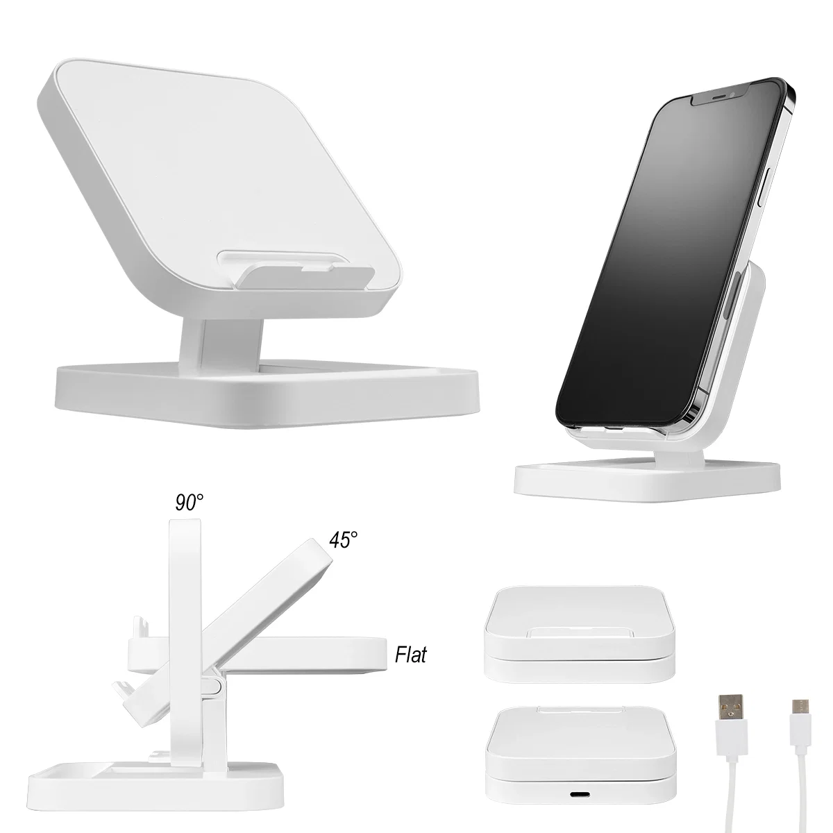 Side profile of the slim charger