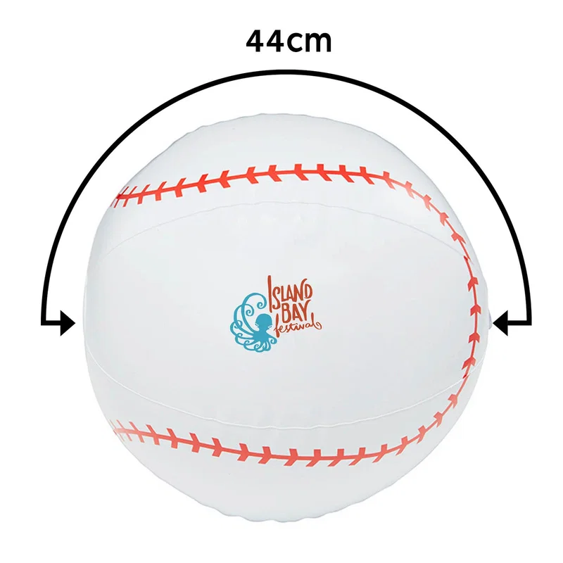 16" Baseball Inflatable Beach Ball — view 2