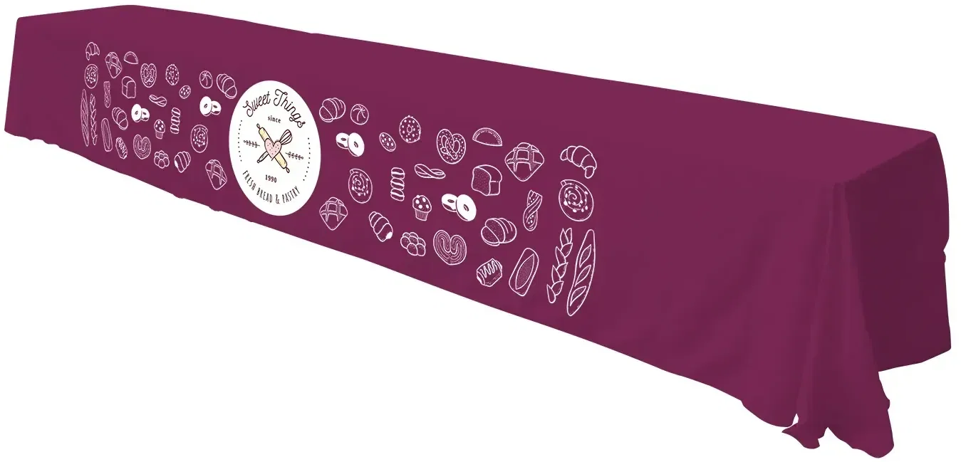 16' Economy Table Throw (Full-Color Front Only) — view 23