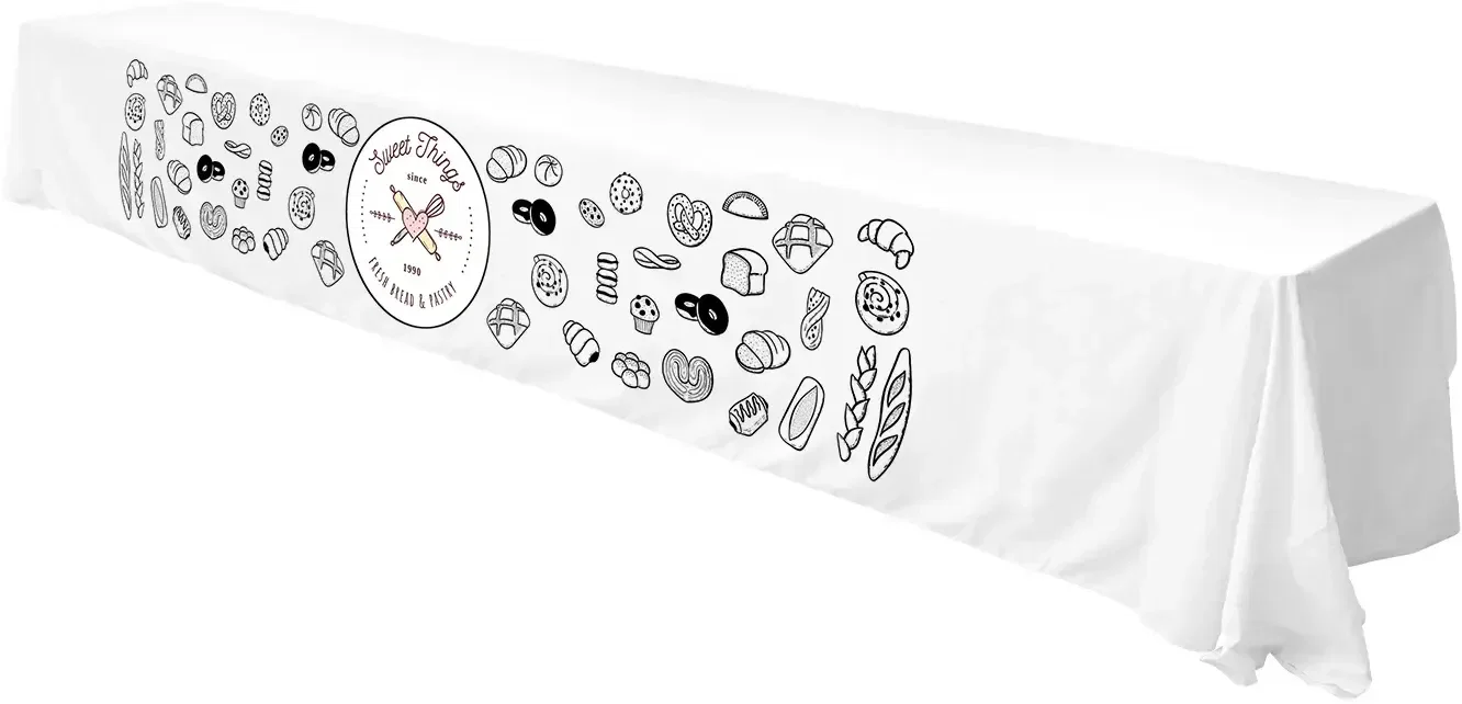 16' Economy Table Throw (Full-Color Front Only) — view 31