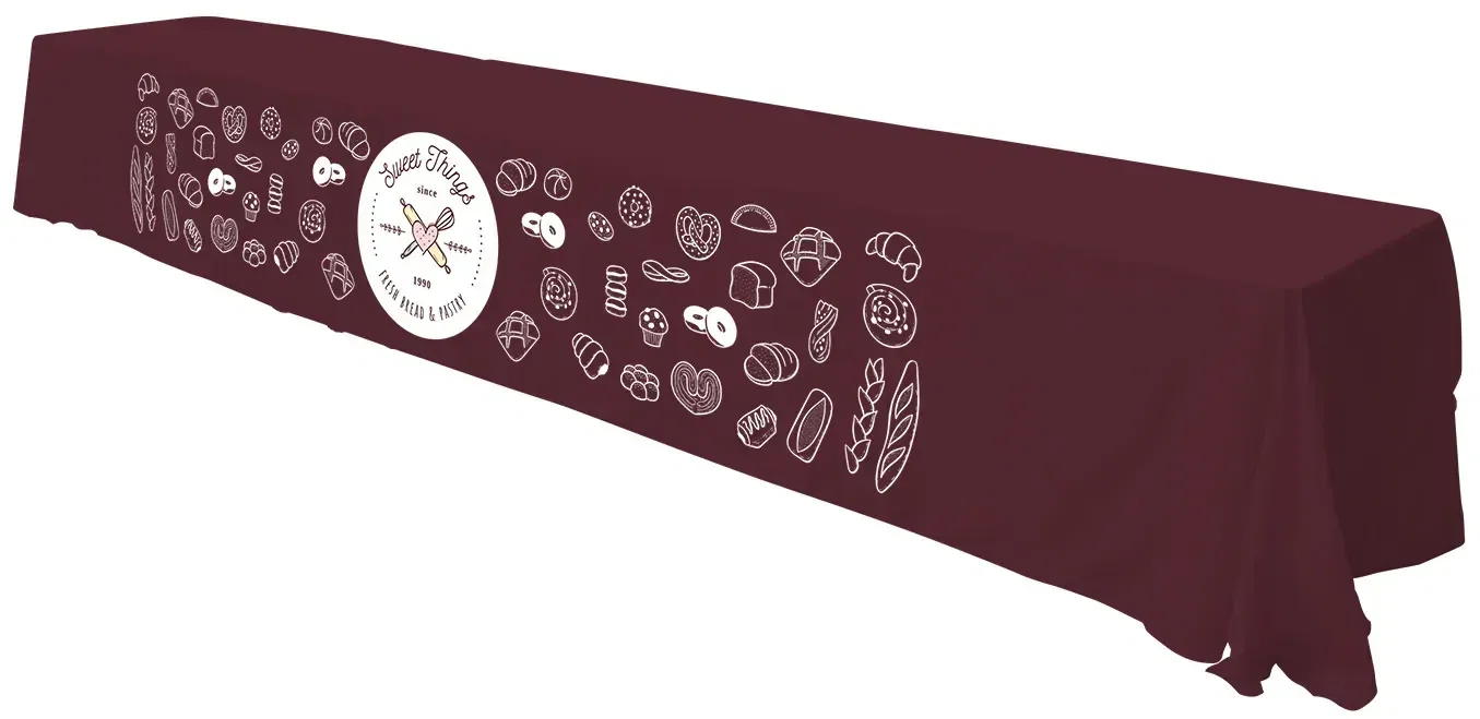 16' Economy Table Throw (Full-Color Front Only) — view 9