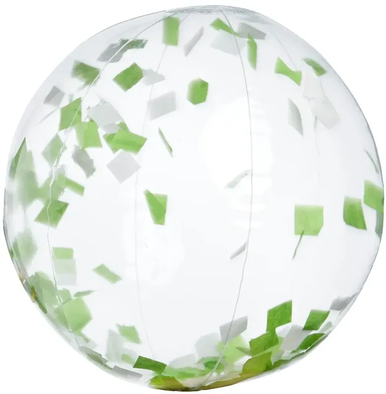 Green & White Confetti Beach Ball - 16" — view 2