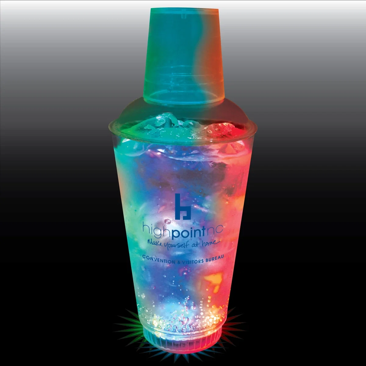 16 oz. 3 Piece Plastic Cocktail Shaker — view 2
