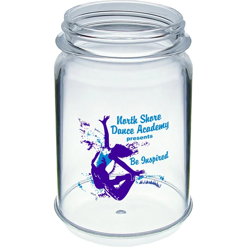 16 oz. Acrylic Mason Jar Cup β view 1