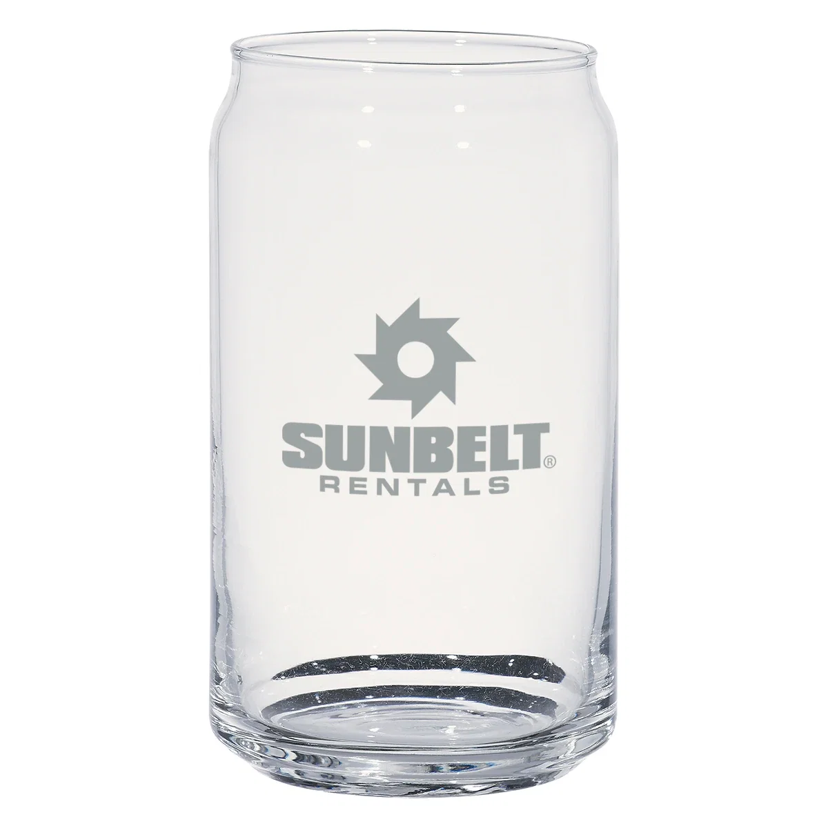 Rolled rim and tapered neck of the sixteen ounce ale glass