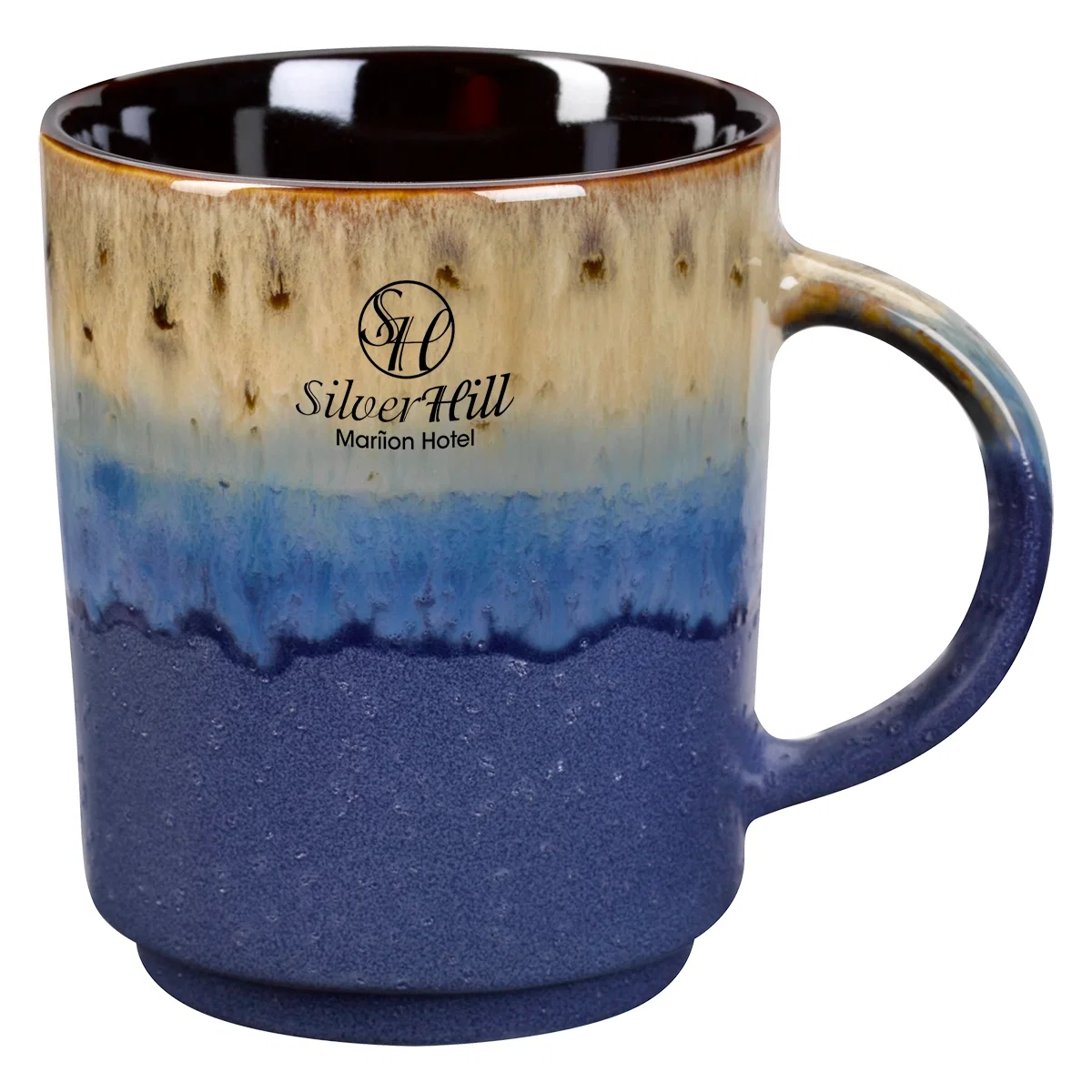 Sixteen ounce Apache mug standing four and a half inches tall