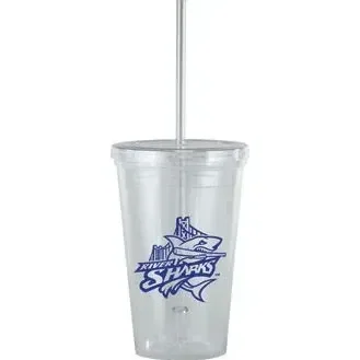 Personalized Bolero Tumbler With Straw - 16oz — view 2