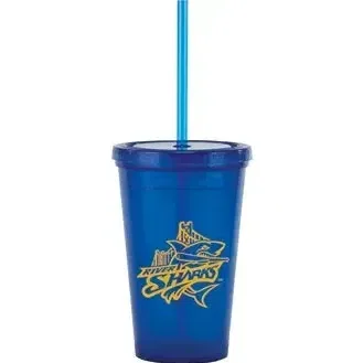 Personalized Bolero Tumbler With Straw - 16oz — view 3