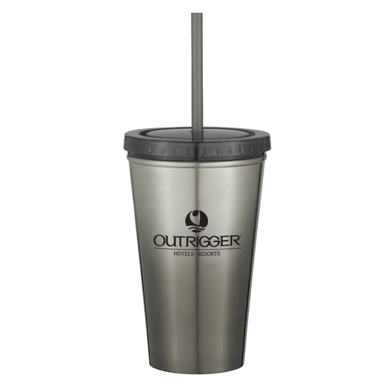 Chroma Stainless Steel Tumbler - 16 Oz. — view 3