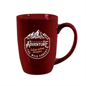 Personalized Classic Mocha Ceramic Mug - 16 oz.