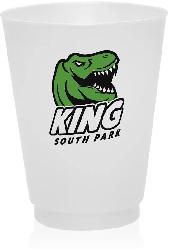 Custom Frosted Stadium Cups - 16 oz. (2 Color Imprint) — view 4