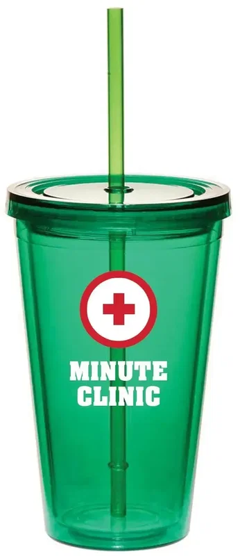 Personalized Acrylic Tumblers - 16 oz. (2 Color Imp.) — view 8