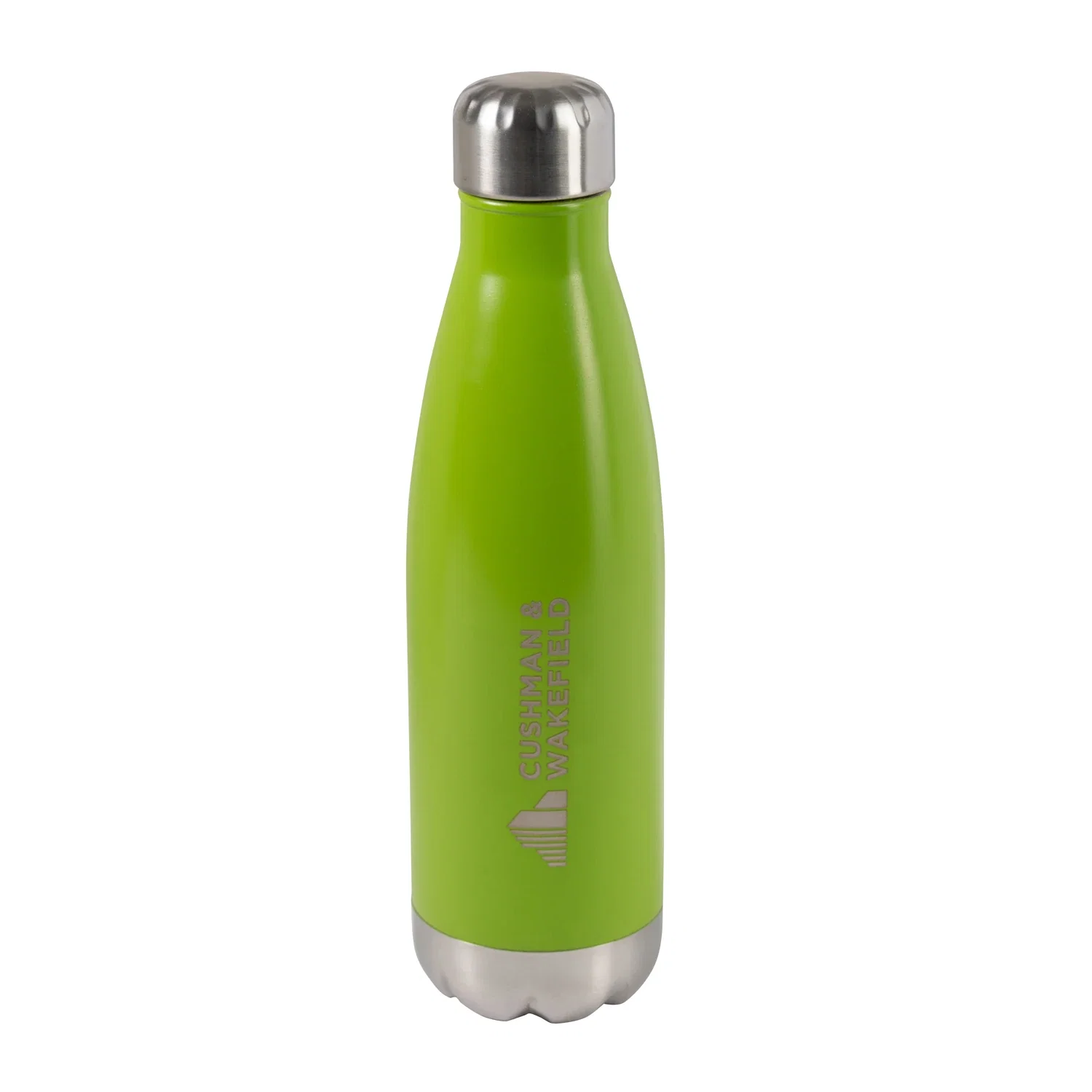 Double Wall Vacuum Bottle - 16 oz — Lime Green — view 2