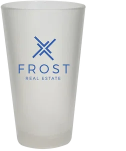 16 oz. Frosted Pint Glass - USA