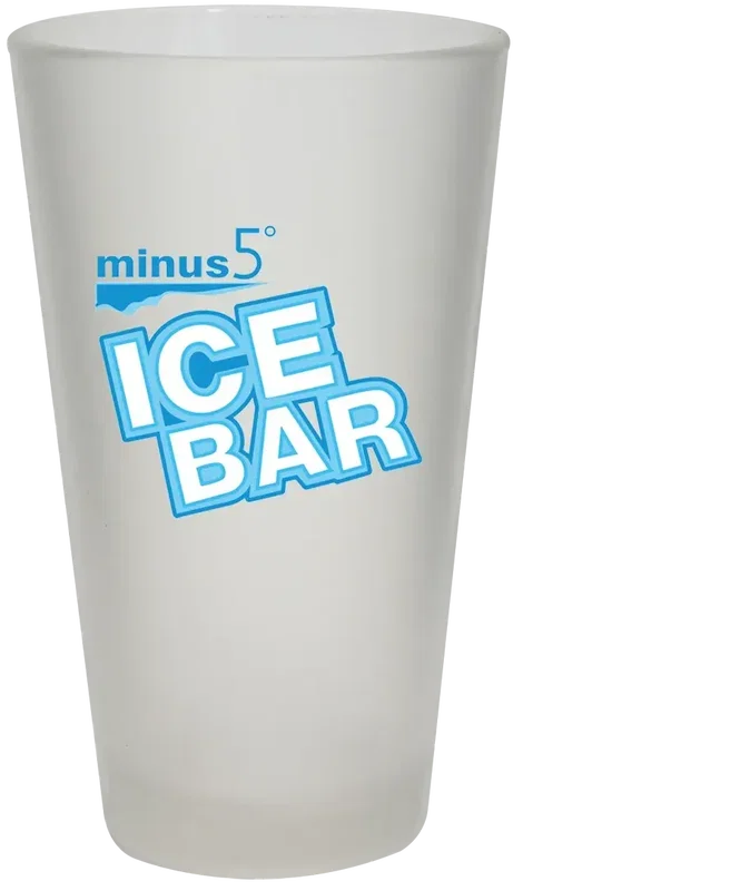 16 oz. Frosted Pint Glass - USA — view 2