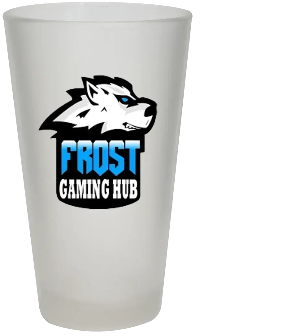16 oz. Frosted Pint Glass - USA — view 3
