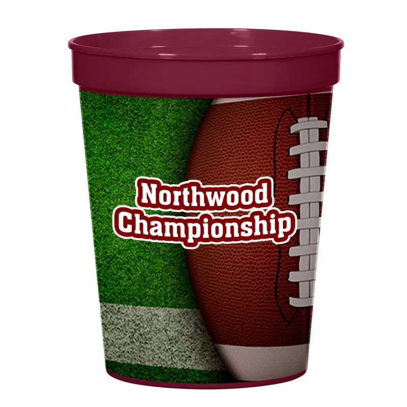 Upper portion of the cup near the drinking edge
