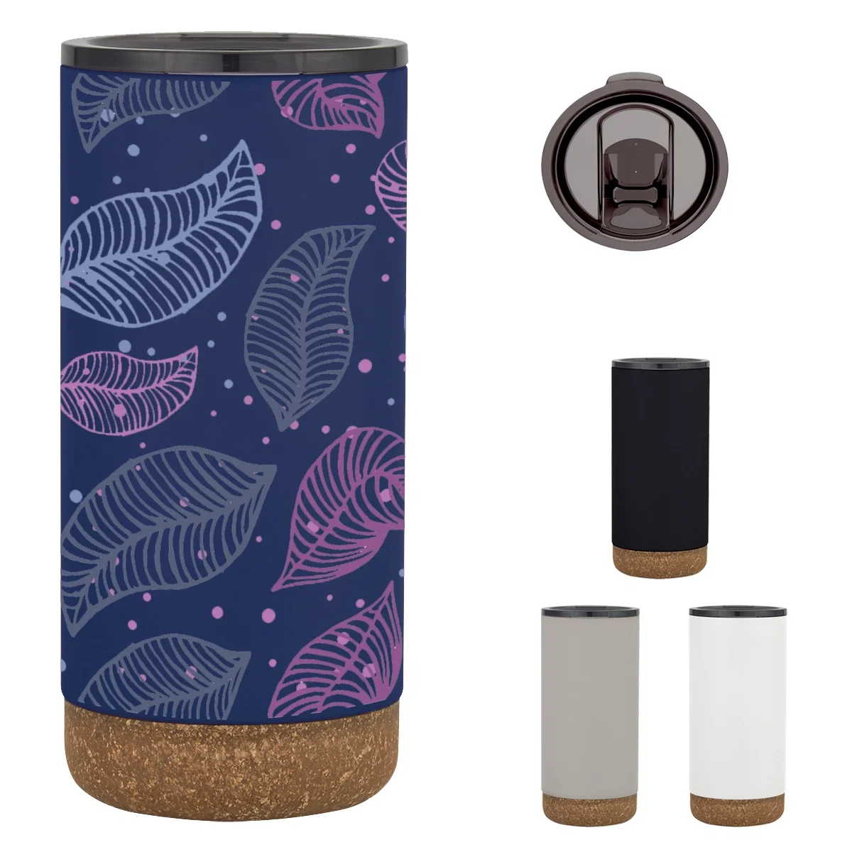 Sixteen ounce stainless steel tumbler standing seven inches tall