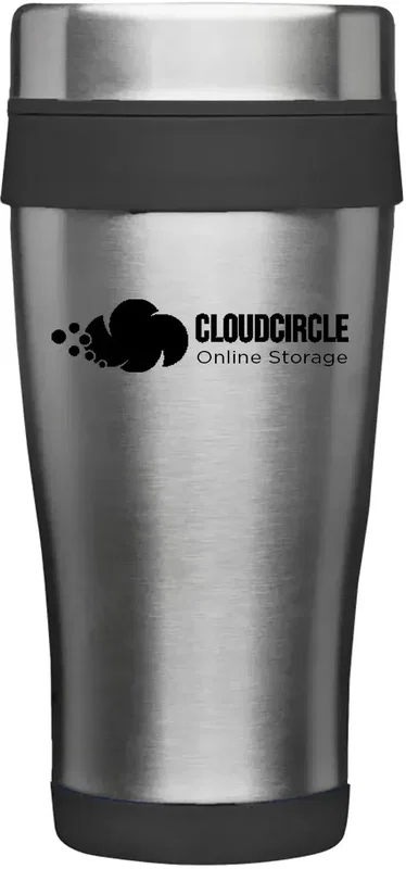 Grab-N-Go Insulated Stainless Steel Travel Mug - 16 oz. - 1 Color Imp. — view 2
