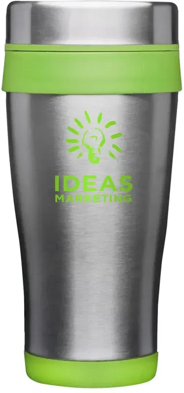 Grab-N-Go Insulated Stainless Steel Travel Mug - 16 oz. - 1 Color Imp. — view 3