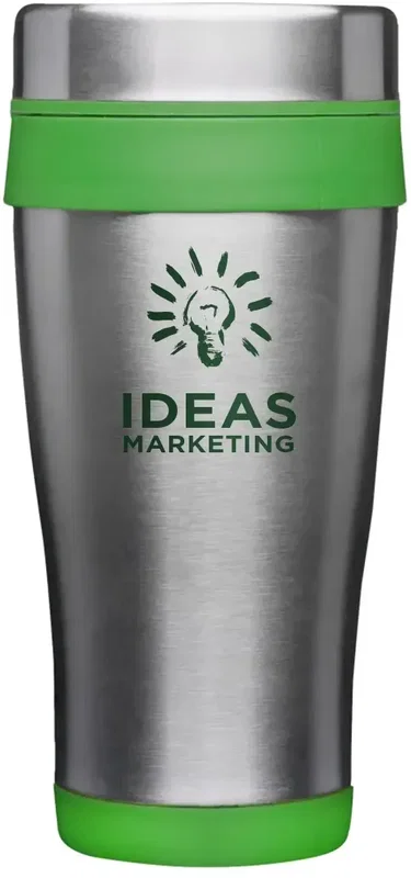 Grab-N-Go Insulated Stainless Steel Travel Mug - 16 oz. - 1 Color Imp. — view 5